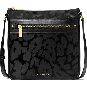 NWT Michael Kors Jet Set Lg Crossbody Printed